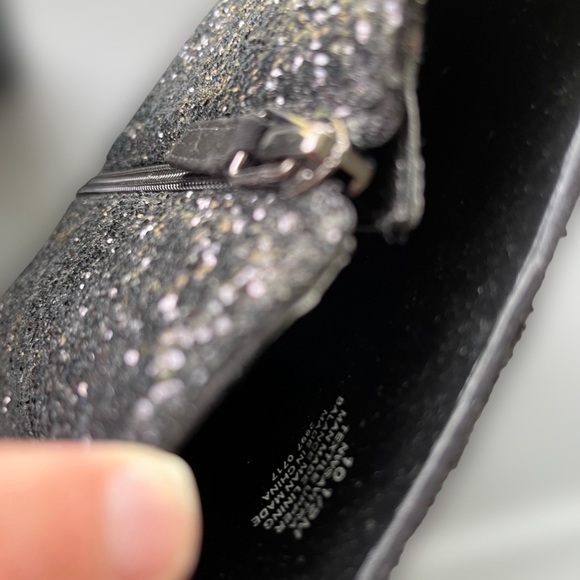 ✨ HP ✨ Black Glitter ✨ Savitra Ankle Booties ✨ - Picture 6 of 7